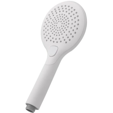 Doccetta tonda 26,5 cm in ABS bianca con 3 getti Hidra