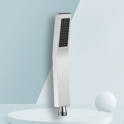 Doccia ad alta pressione, con ugello autopulente in silicone e funzione anticalcare, soffioni doccia G1/2 per bagno
