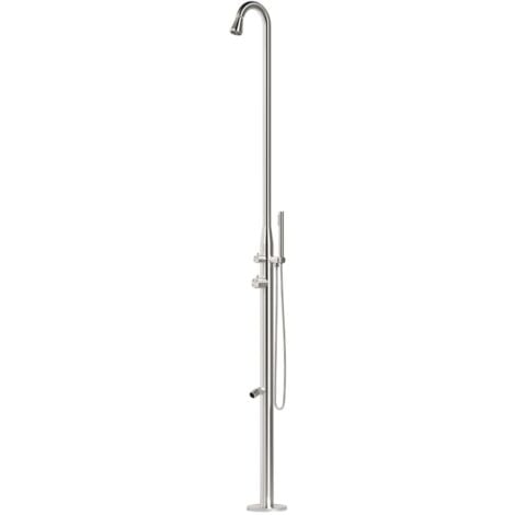 Doccia Classica Per Esterno Inox Sined Cm 228x18x17,5 Sined Doccia Stintino Inox