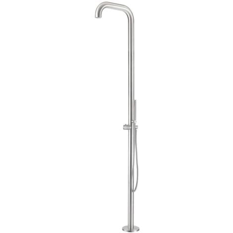 Doccia Classica Per Giardino Sined Cm 230x18x42 Sined Doccia Sassari Inox