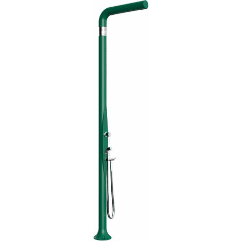 Doccia da Esterno Giardino Miscelatore e Doccetta Mobile Arkema Funny Yang Verde Scuro