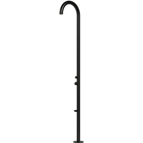 Doccia da Giardino in Acciaio Inox con Sistema C-box Sined Olbia Nero