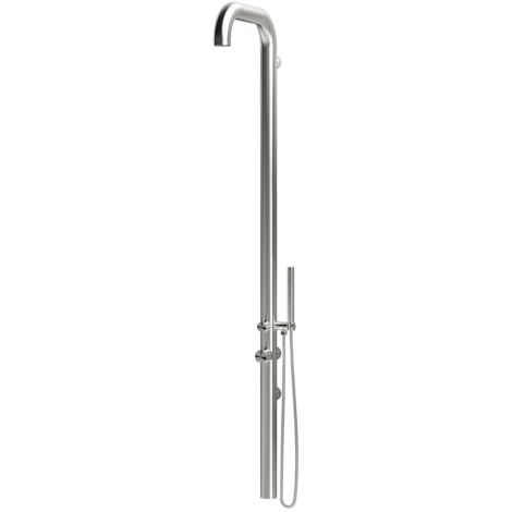 Doccia da Giardino in Acciaio Inox Montaggio a Parete Sined Chia