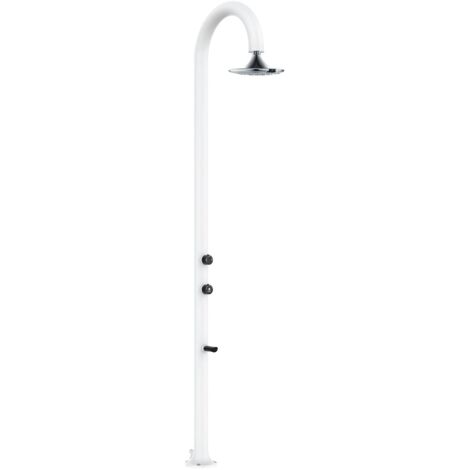 Doccia da Giardino in Alluminio Soffione I-switch a 3 Getti Sined Luna Alu Sensor Bianco