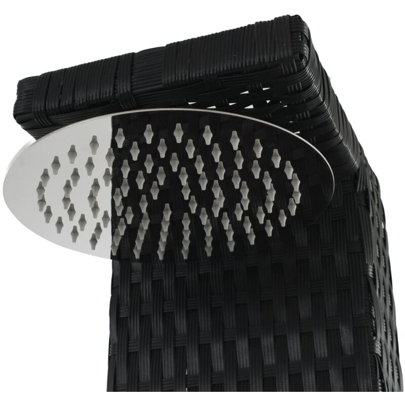 Festnight Doccia Solare in Inox 8 L Altezza 115 cm PVC Acciaio da Giardino//Piscina per Esterno