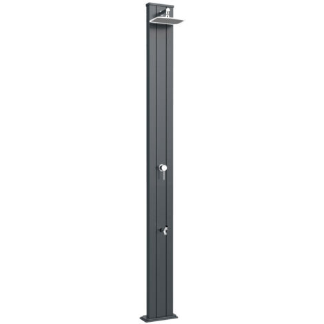 Doccia da giardino miscelatore arkema spring s grigio antracite