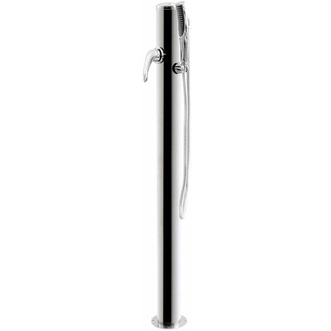 Doccia da Giardino Miscelatore e Braccio Doccia ATI Docce Flex-M Inox Anodizzato