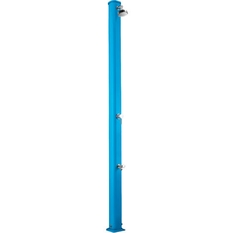 Doccia da giardino miscelatore e lavapiedi arkema jolly s blu