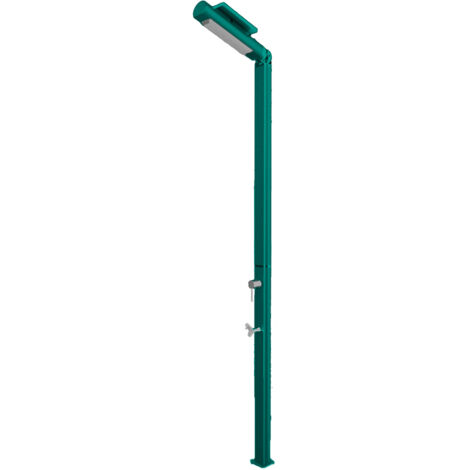 Doccia da Giardino Miscelatore e Lavapiedi con LED Arkema Quick Ottanio Lucido Metallizzato