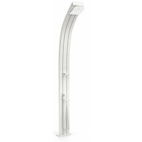 Doccia da Giardino Temporizzatore e Doccetta Arkema Spring Top Line Perla Bianca