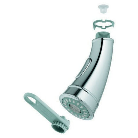 Doccia estraibile 46890 cromo / grigio
