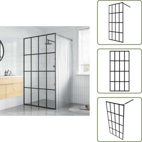 Doccia industriale - vidaXL Cabina Doccia con Vetro Temperato Trasparente 100x195 cm - Doccia trasparente