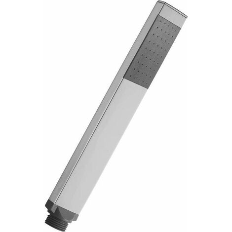 Doccia monogetto colore acciaio spazzolato con attacco 1/2"G Paffoni ZDOC117ST  Steel Looking