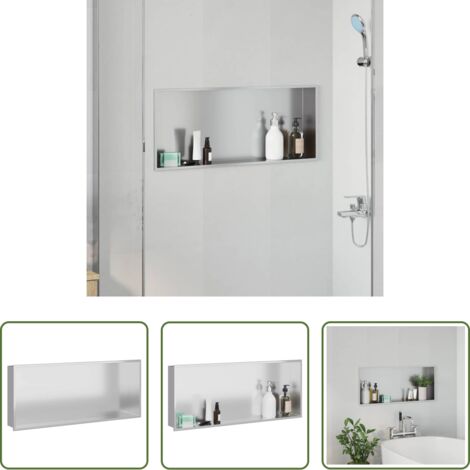 Doccia -  Nicchia per doccia Argento 75 x 30 x 9,5 cm