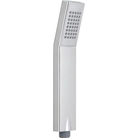 Doccia rettangolare in ABS cromato Damast Ambra 11359  Cromo