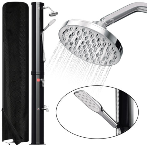 Doccia solare 40L con copertura protettiva, con doccetta Doccetta estiva Doccetta da giardino Doccetta da esterno Doccetta da piscina