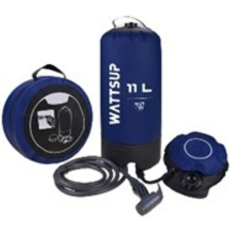 Doccia solare a pressione WattSUP 11L - Tubo flessibile: 200 cm - Serbatoio: 40 cm - Blu