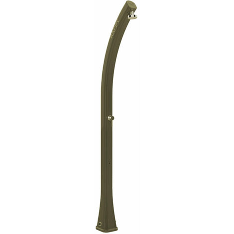 Doccia Solare da Esterno Giardino 23L Miscelatore Arkema Happy Dove Gray