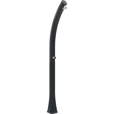 Doccia solare da esterno giardino 23l miscelatore arkema happy grigio antracite