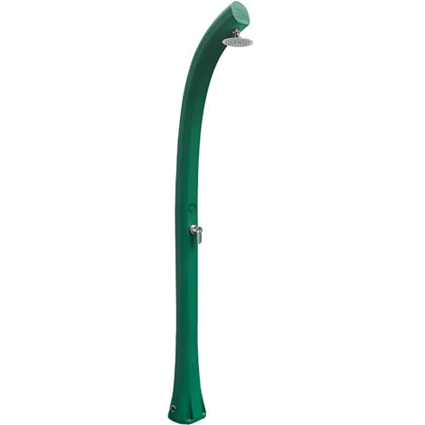 Doccia Solare da Esterno Giardino 26L Miscelatore Arkema New Happy Verde Scuro