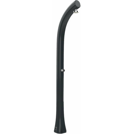 Doccia Solare da Esterno Giardino 30L Miscelatore Arkema Jolly Plus Grigio Antracite