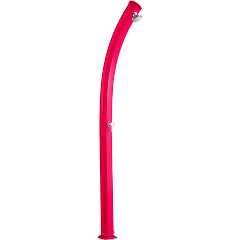 Doccia solare da giardino 25l miscelatore arkema jolly cherry