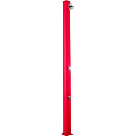 Doccia solare da giardino 25l miscelatore e lavapiedi arkema jolly s cherry