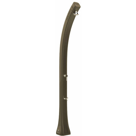 Doccia Solare da Giardino 28L Miscelatore e Lavapiedi Arkema Happy Five Dove Grey