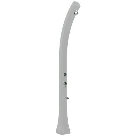 Doccia Solare da Giardino 28L Miscelatore Temporizzato e Lavapiedi Arkema Happy Beach Bianco