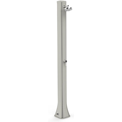 Doccia Solare da Giardino 40L Miscelatore Arkema Big Happy Five Bianco