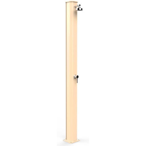 Doccia Solare da Giardino 40L Miscelatore Arkema Big Jolly Champagne Bronze
