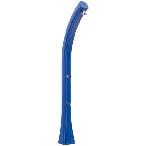 Doccia solare da giardino 44l miscelatore e lavapiedi arkema happy xl blu
