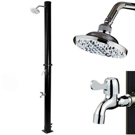 Doccia Solare Giardino Piscina Esterno 20Lt Lava Piedi Miscelatore Campeggio