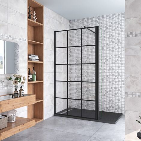 Parete Doccia Walk-In 140 cm in Cristallo Trasparente 8mm H195 Bonussi  Nives – acquista su Giordano Shop