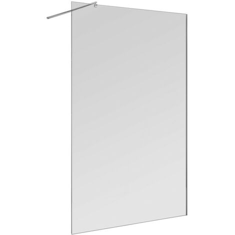 Doccia Walk-In 160 cm trasparente 6 mm profilo cromo H 200 cm Klug