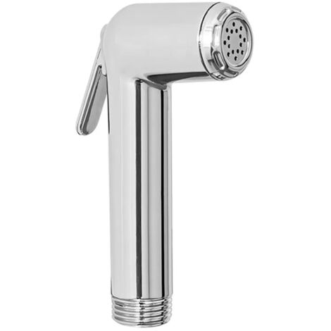Doccino igienico cromato in abs con tasto shut-off