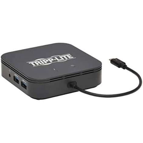 Dock Thunderbolt 3, doppio display - 8K DisplayPort, 4K HDMI, USB 3.1 Gen 2, Hub USB-A, GbE, 60W PD of Charging, nero