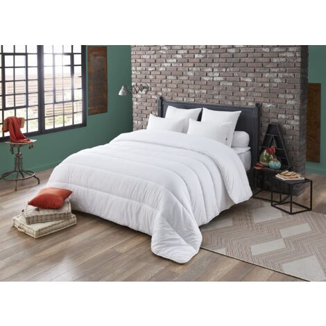 Dodo 29442 Arizona - piumino singolo leggero in poliestere bianco, Poliestere, bianco, 200 x 140 cm