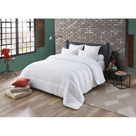Dodo 29442Arizona - Piumino Matrimoniale leggero in poliestere bianco, Poliestere, bianco, 240 x 220 cm