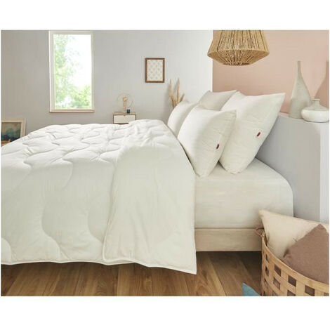 Dodo – Couette 240x260 cm – Garnissage 450g/m² en polyester – Douce et chaude – Anti-acariens et antibactériens – Pour 2 personnes