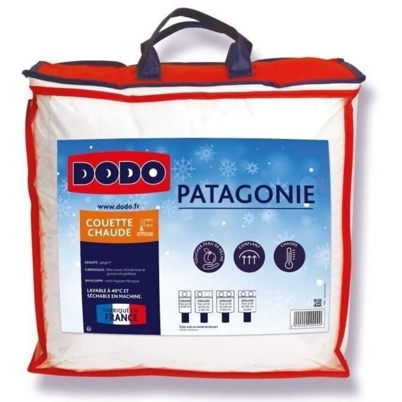 Les Tendances - dodo Couette chaude Patagonie blanc - 240x260 cm