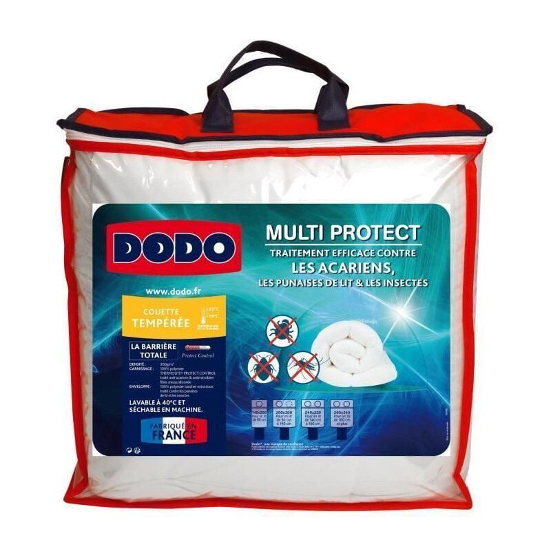 Couette temperee multiprotect - 200 x 200 cm - Dodo