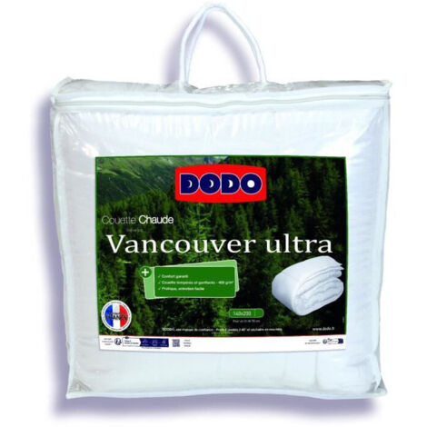 Dodo Couette Vancouver 140x200 cm Blanco Ultra Confort