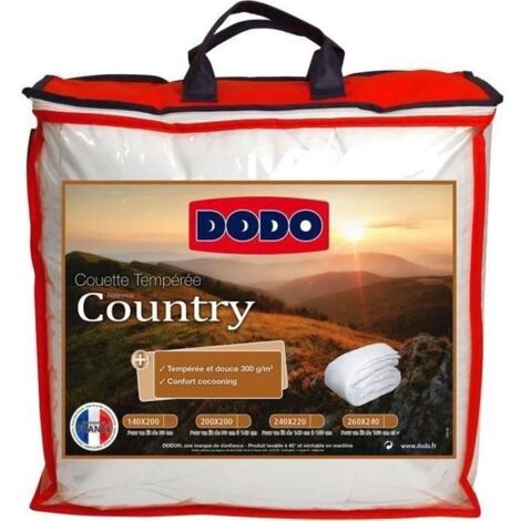 DODO DECKE TEMP RE COUNTRY - 240 X 260 CM - WEISS