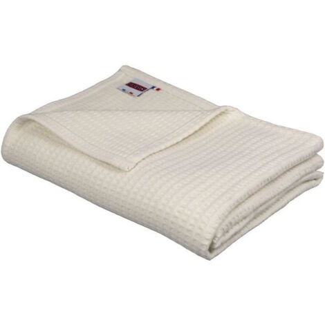 DODO Plaid en Coton Naturel Doux et Chaleureux