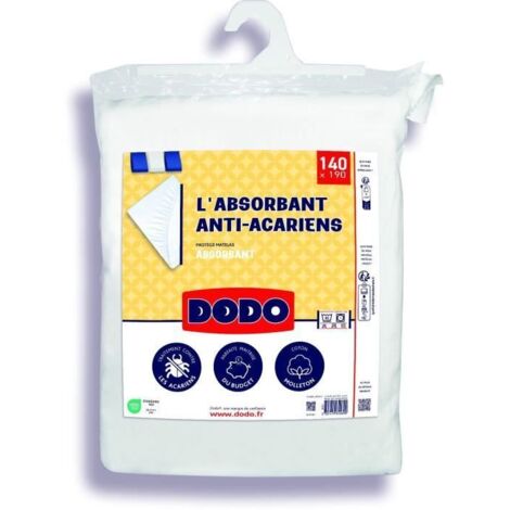 Dodo Protector de matelas absorbant blanc 140x190 cm