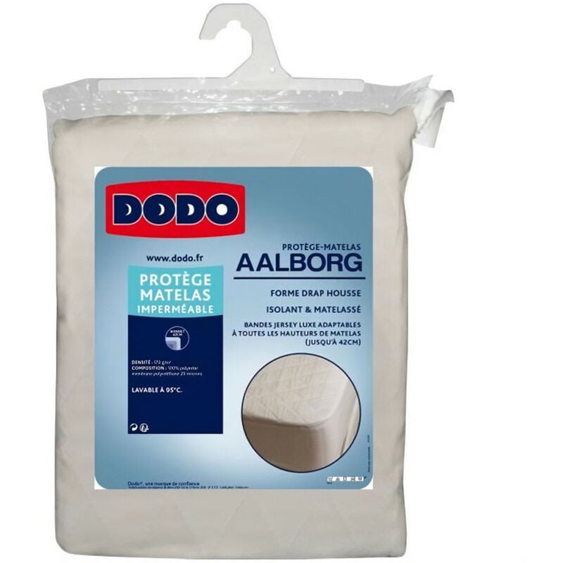Protege matelas Aalborg - Matelassé et imperméable - 140x190 cm - Dodo