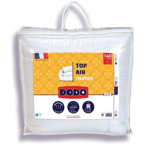 Dodo TOP AIR Couette Tempérée Blanc 140x200 cm