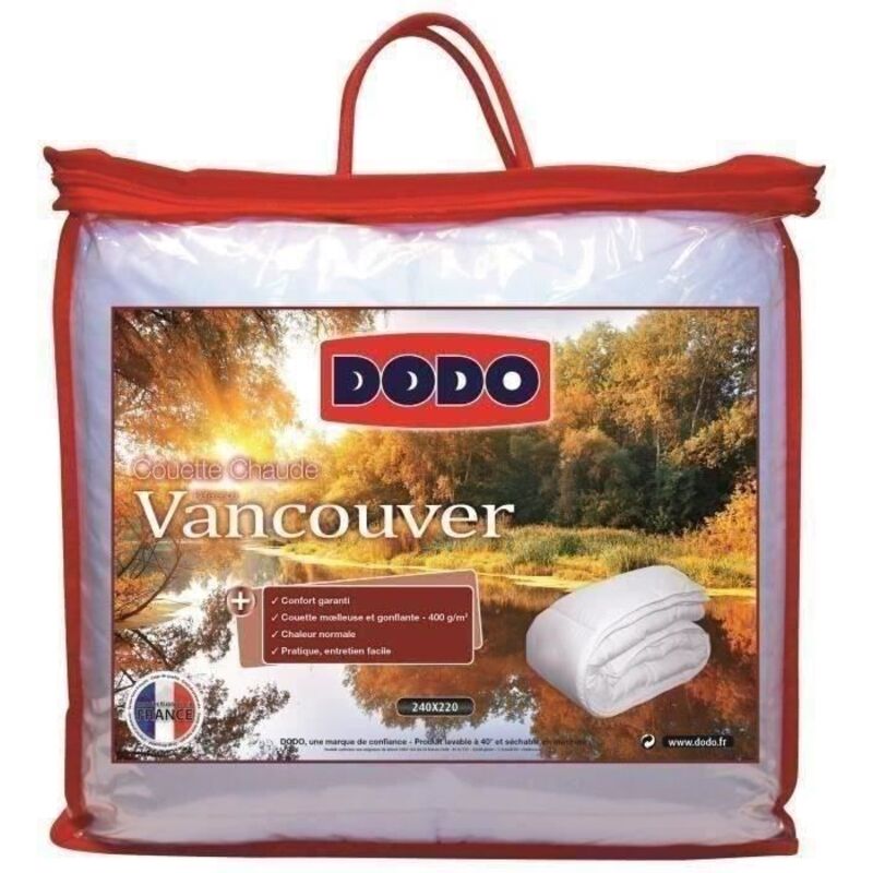 Dodo Warmdecke 400gr/m Vancouver 240x260 Cm Weiß