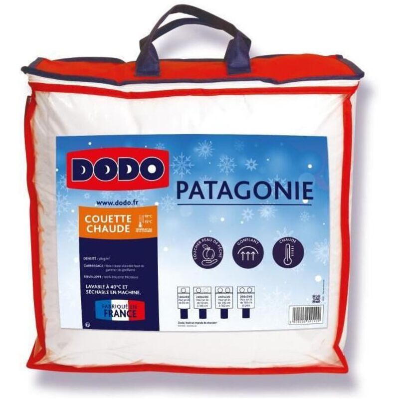 Les Tendances Dodo Wärmende Bettdecke Patagonie Weiß 240x260 Cm